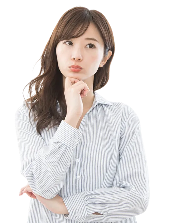 考える女性