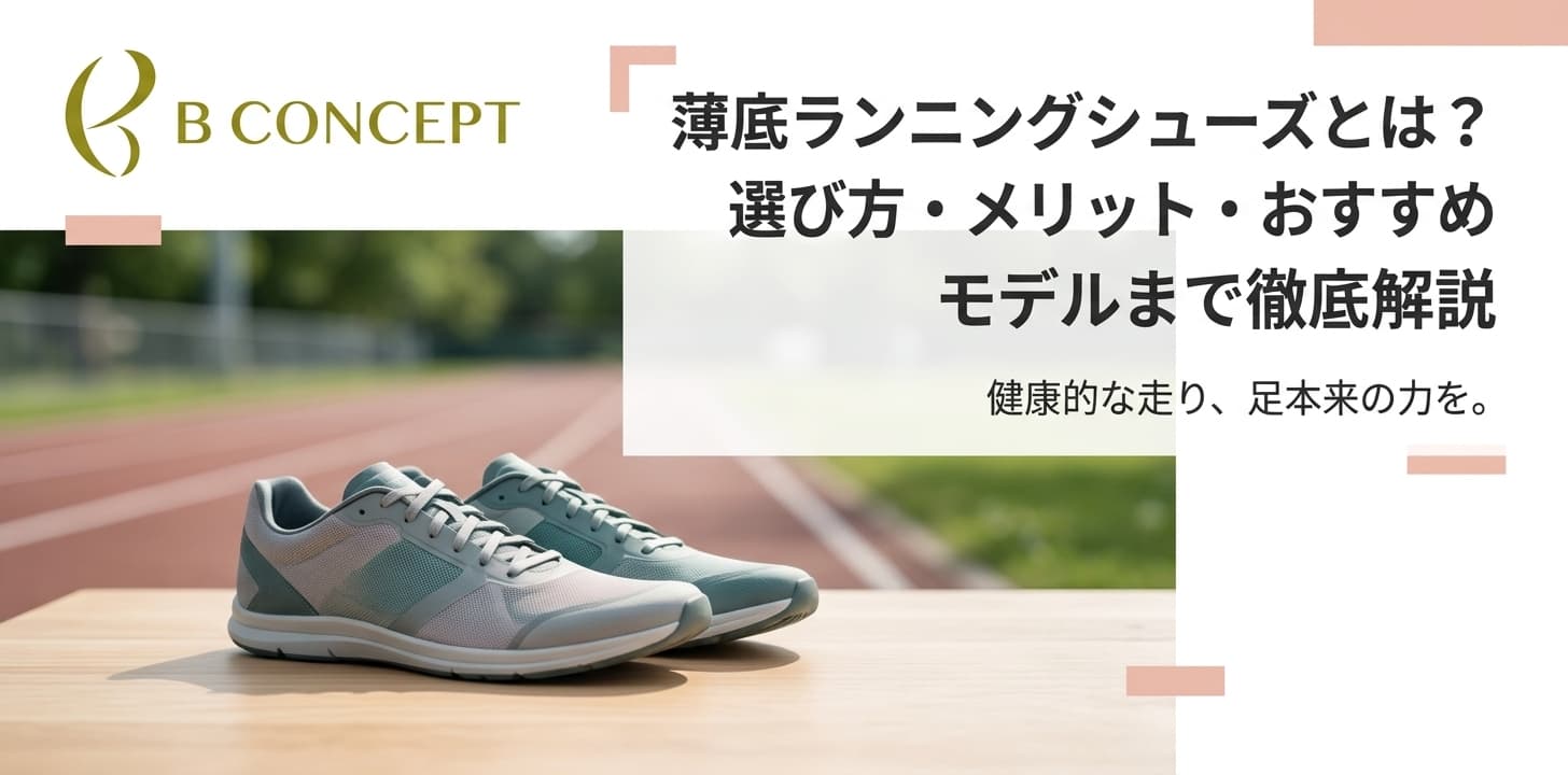 薄底ランニングシューズ